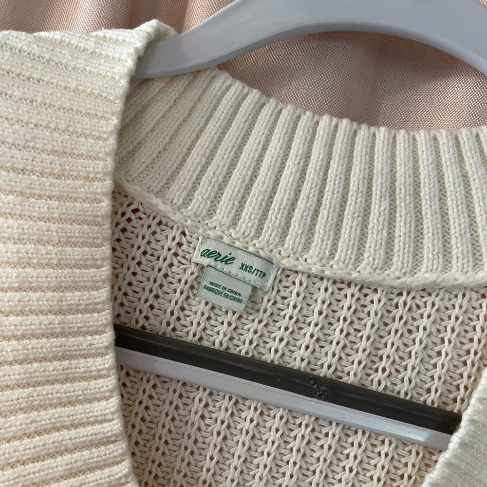 Aerie Oversized V-Neck Sweater